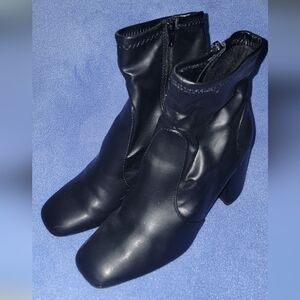 Madden Girl Black Ankle Boots